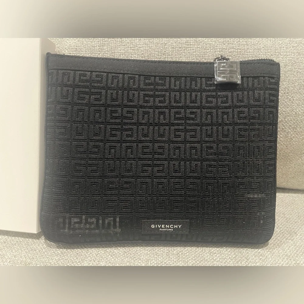 Givenchy beauty parfums mesh makeup Pouch black - Picture 2 of 7